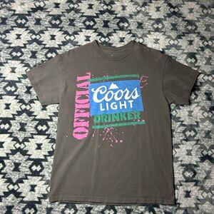 Junk Food Clothing Gray Coors Light Tee